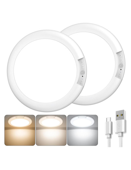 Yurnero Luz de Techo Inalámbrica con Sensor de Movimiento 400LM Yurnero Luz de Techo Inalámbrica con Sensor de Movimiento 400LM