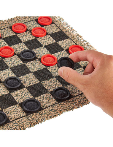 Alfombra de Damas Mini MBG 3 en 1 Reversible 30x30 cm