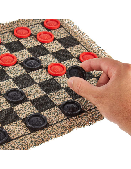 Alfombra de Damas Mini MBG 3 en 1 Reversible 30x30 cm