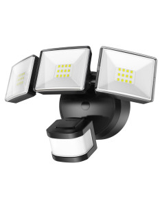 OREiN Luz de Inundación LED 3500LM con Sensor de Movimiento IP65