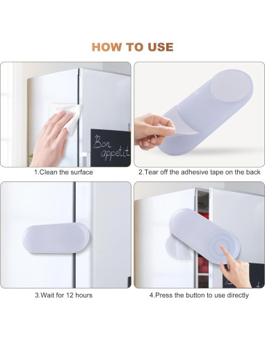 Cerraduras de Seguridad para Gabinetes TenLaitech - 6 Piezas