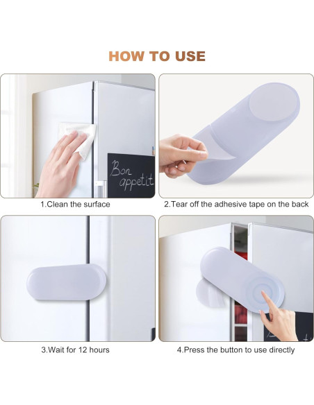 Cerraduras de Seguridad para Gabinetes TenLaitech - 6 Piezas