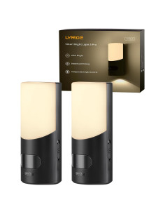Aplique de Pared Lyridz Recargable con Sensor LED 1500mAh