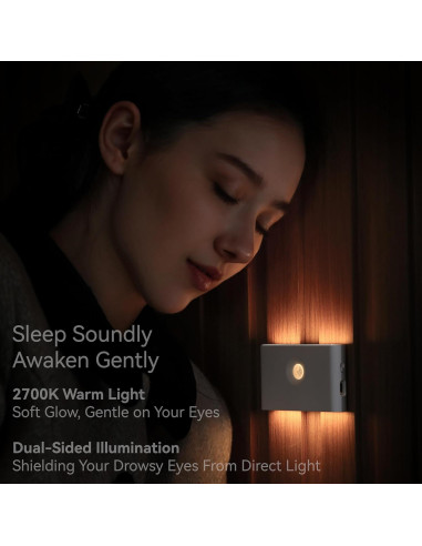 Paquete de 4 Luces Nocturnas Recargables UNIDISCIPLE con Sensor