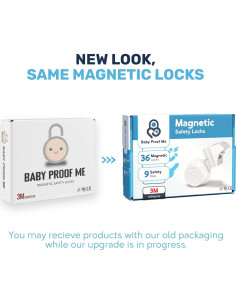 Kit de 36 Cerraduras Magnéticas para Gabinetes - Seguridad Infantil 2