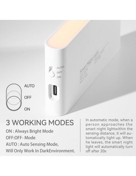 Paquete de 4 Luces Nocturnas Recargables UNIDISCIPLE con Sensor Paquete de 4 Luces Nocturnas Recargables UNIDISCIPLE con Sensor