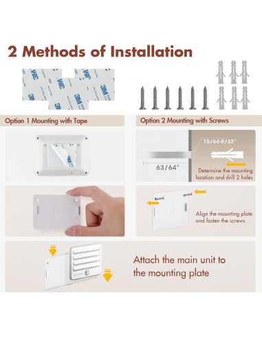 Luces Nocturnas LED con Sensor de Movimiento EverBrite - 3 Piezas