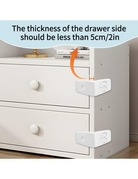 Cerraduras de Gabinete FYY para Bebés - Paquete de 4 Unidades Cerraduras de Gabinete FYY para Bebés - Paquete de 4 Unidades