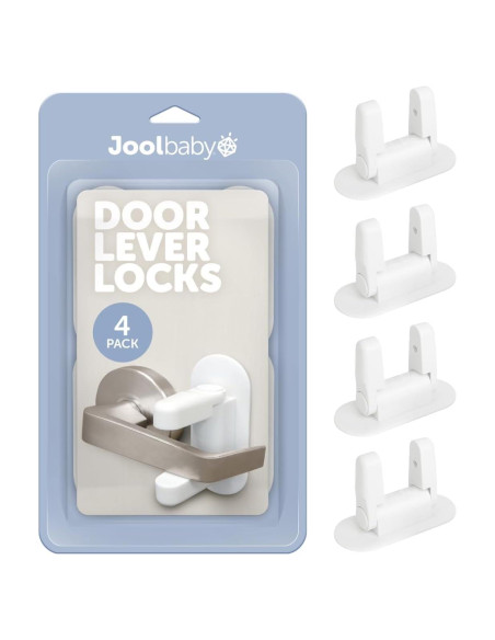 Bloqueos de Palanca de Puerta Jool Baby - Paquete de 4 Unidades