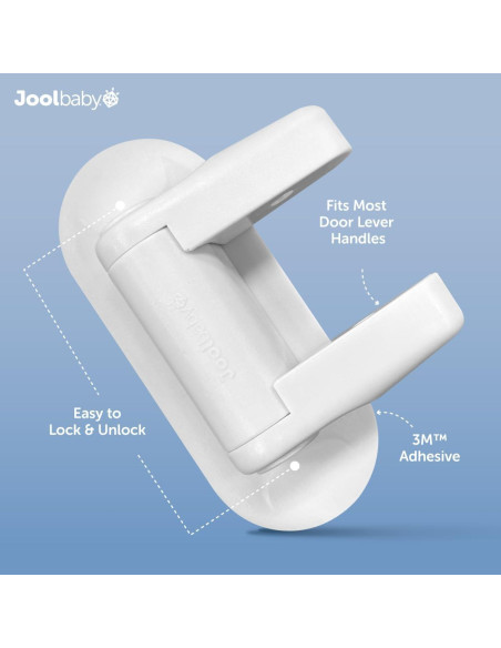 Bloqueos de Palanca de Puerta Jool Baby - Paquete de 4 Unidades