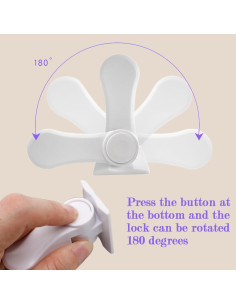 Bloqueos de Palanca de Puerta a Prueba de Niños KongNai - 6 Unidades 2