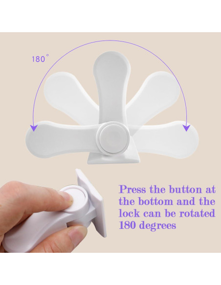 Bloqueos de Palanca de Puerta a Prueba de Niños KongNai - 6 Unidades