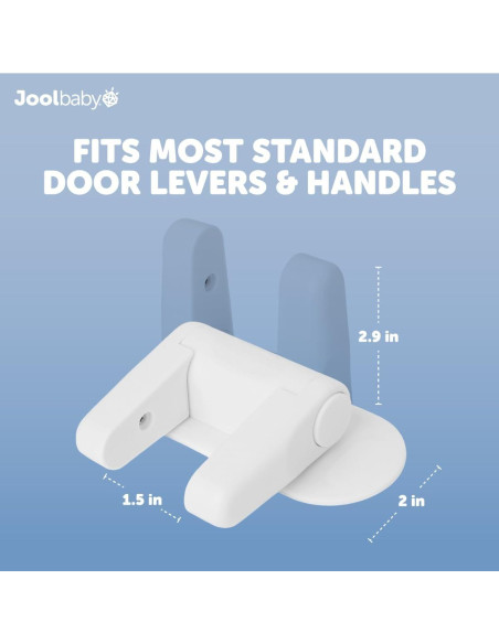 Bloqueos de Palanca de Puerta Jool Baby - Paquete de 4 Unidades