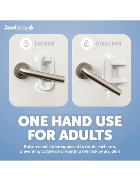 Bloqueos de Palanca de Puerta Jool Baby - Paquete de 4 Unidades