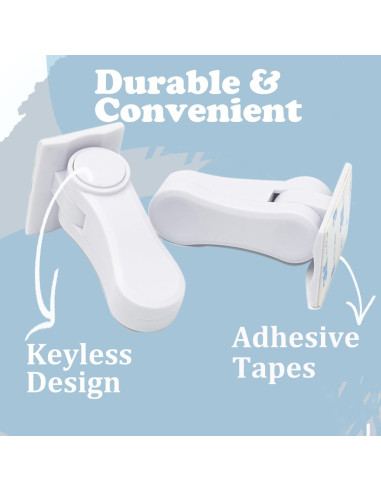 Bloqueos de Palanca de Puerta a Prueba de Niños KongNai - 6 Unidades