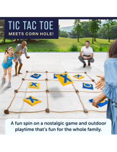 Juego de Tres en Raya Gigante Maplefield - Exterior y Portátil 2