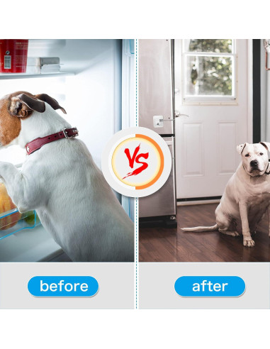 Cerraduras de Seguridad para Refrigerador Hotop - 8 Piezas con 10 Llaves