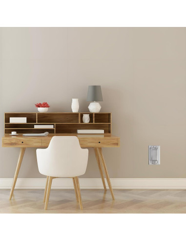 Cubierta de Interruptor de Luz LRANFOW 4 Paquetes Transparente