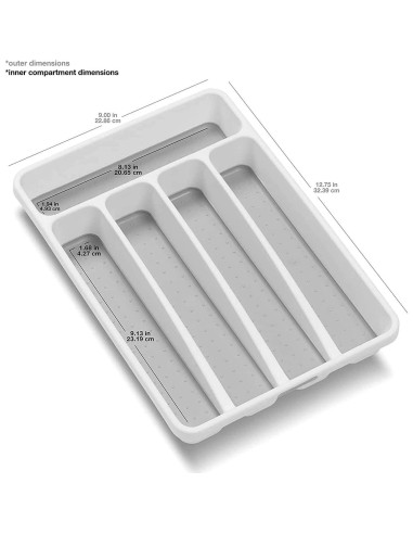Bandeja de Cubiertos Antimicrobiana Madesmart 5 Compartimentos