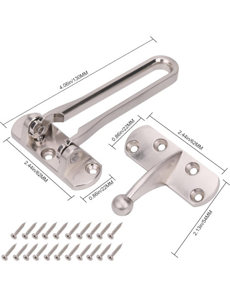 Cerradura de Seguridad para Puerta CeeDa 3 Pack con Barra Oscilante