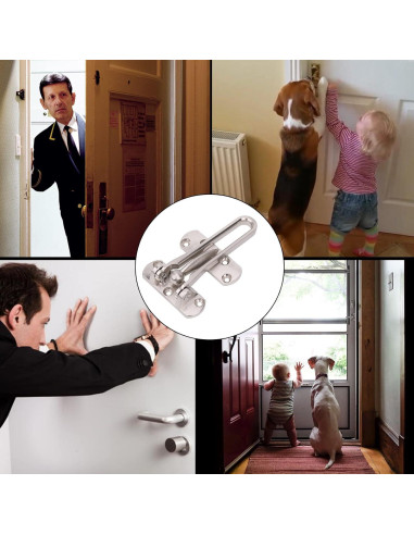 Cerradura de Seguridad para Puerta CeeDa 3 Pack con Barra Oscilante