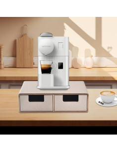 Organizador de Escritorio Beige RHCSZ con 2 Cajones Apilable 2