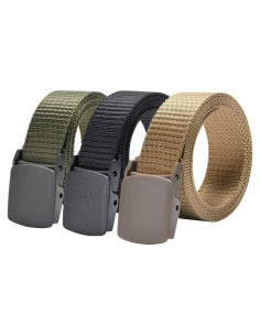 Cinturón Táctico Fierce - 3 Piezas Nylon 3.5 cm Unisex