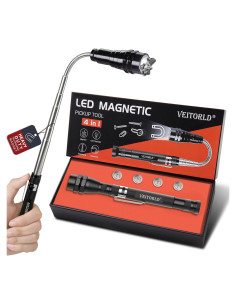 Linterna Magnética Telescópica Veitorld LED 360 para Hombre