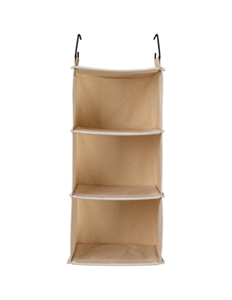 Organizador de Closet Colgante Household Essentials 3 Estantes Algodón