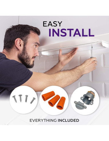 Iluminación LED bajo gabinete HARRRRD 30.48 cm 8W 3000K