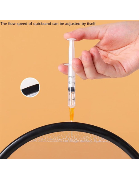 Arte de Arena OUKEYI 17,78 cm Redondo Amarillo Relax