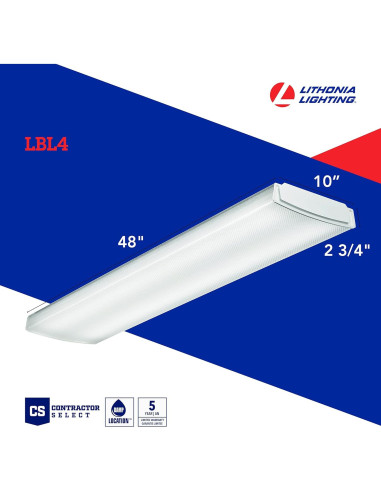 Luminaria LED Envolvente Lithonia LBL4 4 Pies 4000K 4253 Lúmenes