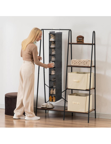 Organizador de Zapatos Colgante YOUDENOVA 10 Estantes Gris
