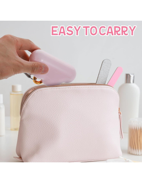 Mini Rodillo Quitapelusas Portátil Tyqour Rosa 150 Hojas