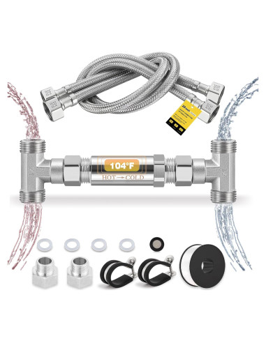 Kit Válvula Sensor Acero Inoxidable 304 Moonshan 50,8 cm