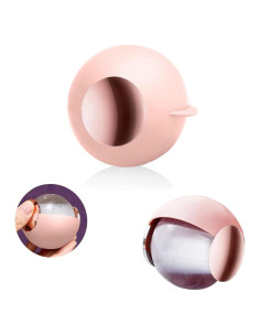 Rodillo de Pelusa Reutilizable CALMTEE Rosa 6.8cm