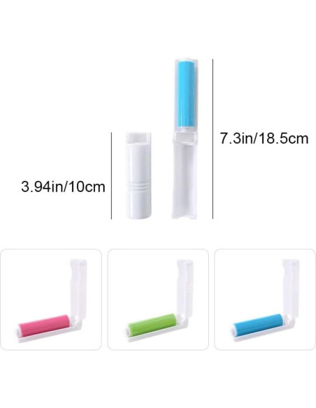 Rodillo Quitapelusas VANTIYAUS Reutilizable 4 Piezas Rodillo Quitapelusas VANTIYAUS Reutilizable 4 Piezas