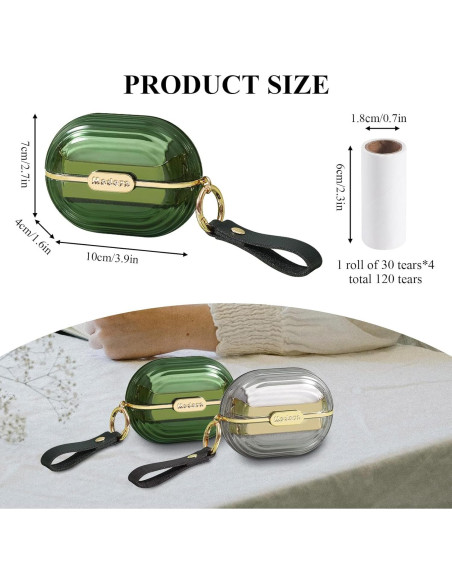 Rodillo Quitapelusas Doble Cara Modixun Reutilizable Verde