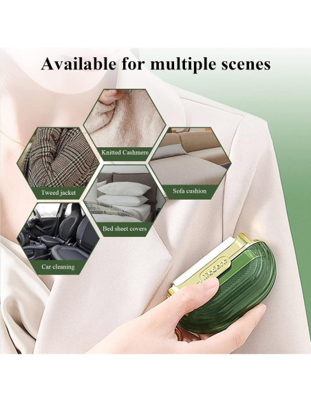 Rodillo Quitapelusas Doble Cara Modixun Reutilizable Verde