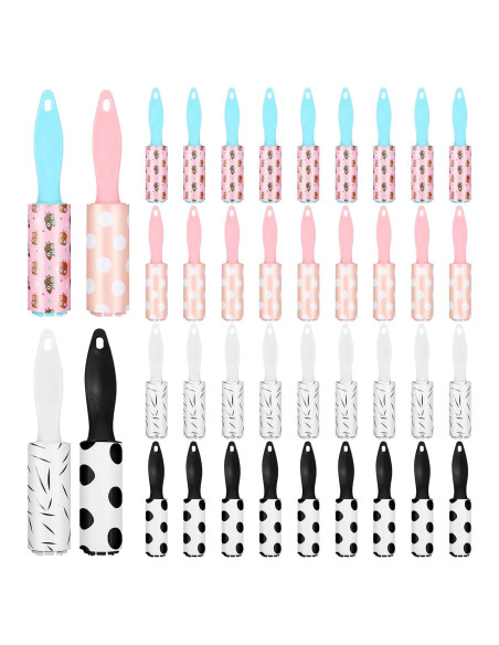 40 Mini Rodillos Quitapelusas DIVINA VITAE Viaje 15cm