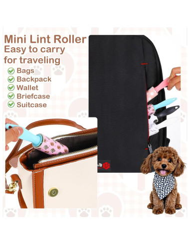 40 Mini Rodillos Quitapelusas DIVINA VITAE Viaje 15cm