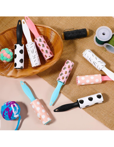 40 Mini Rodillos Quitapelusas DIVINA VITAE Viaje 15cm