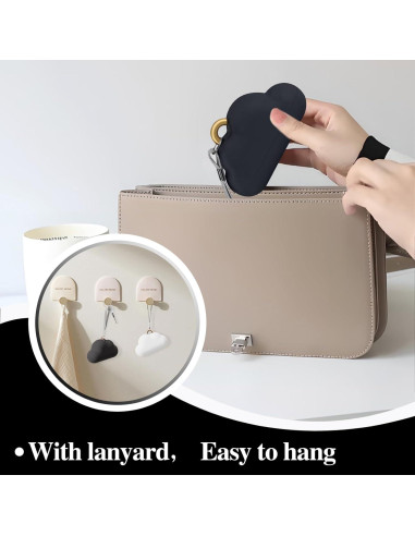 Paquete de 2 Rodillos Quitapelusas Quxddy Portátiles 9x6.5cm