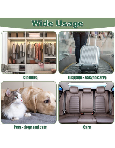 Rodillo de Pelusa Reutilizable Tinoaly Verde 10.2x6.5cm