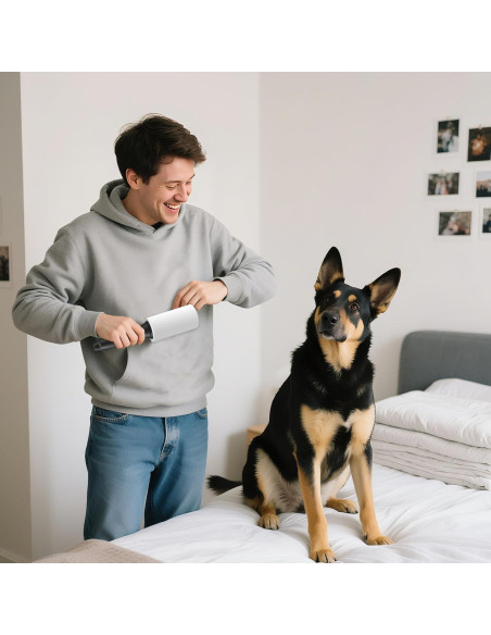 Juego de Rodillos Adhesivos HGdnefen 600 Hojas para Pelo de Mascota