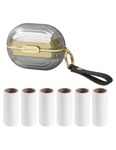 Rodillo de Pelusa Doble Cara ZHU YU CHUN Gris con 7 Rellenos