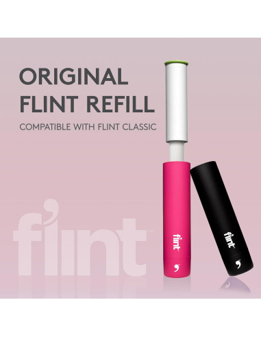 Recargas Rodillo Quitapelusas Flint Extra Pegajoso - 4 Piezas