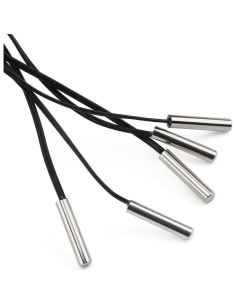 Sonda de Temperatura DROK 10K 1 Metro 5 Piezas NTC Acero Inoxidable 2