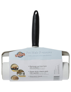 Rodillo Adhesivo para Pelusa Spotty 60 Hojas 11.43 cm Negro 2