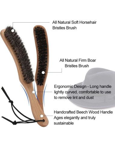 Kit de Cepillos para Sombreros SUPERWASH PLUS - 2 Piezas